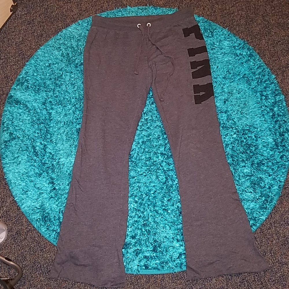 Women's Gray PINK Victoria's Secret Sweatpants